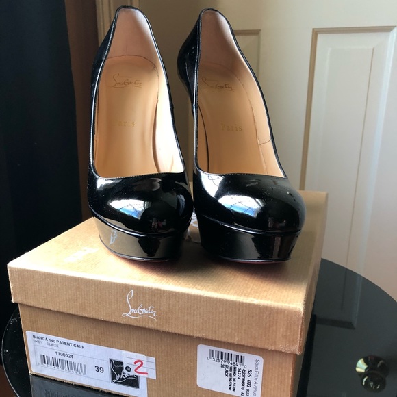 Christian Louboutin Patent Calfskin “Bianca” Pumps - Picture 8 of 8